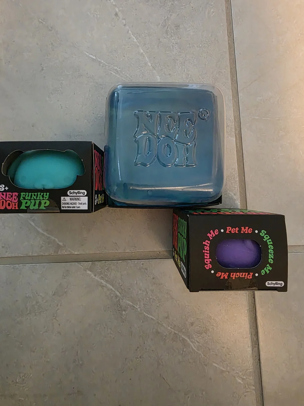 NeeDoh Nice Berg Blue Funky Pup Purple And Blue